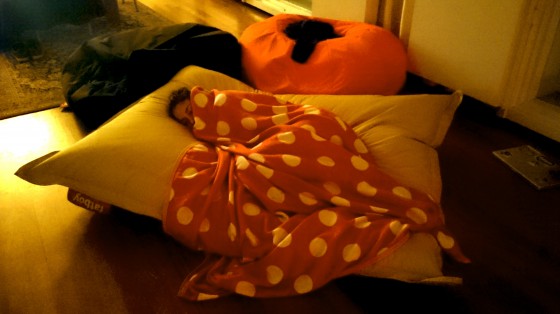 Johanneke sleeping