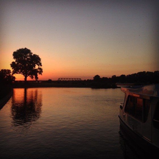 Zonsondergang Ijssel